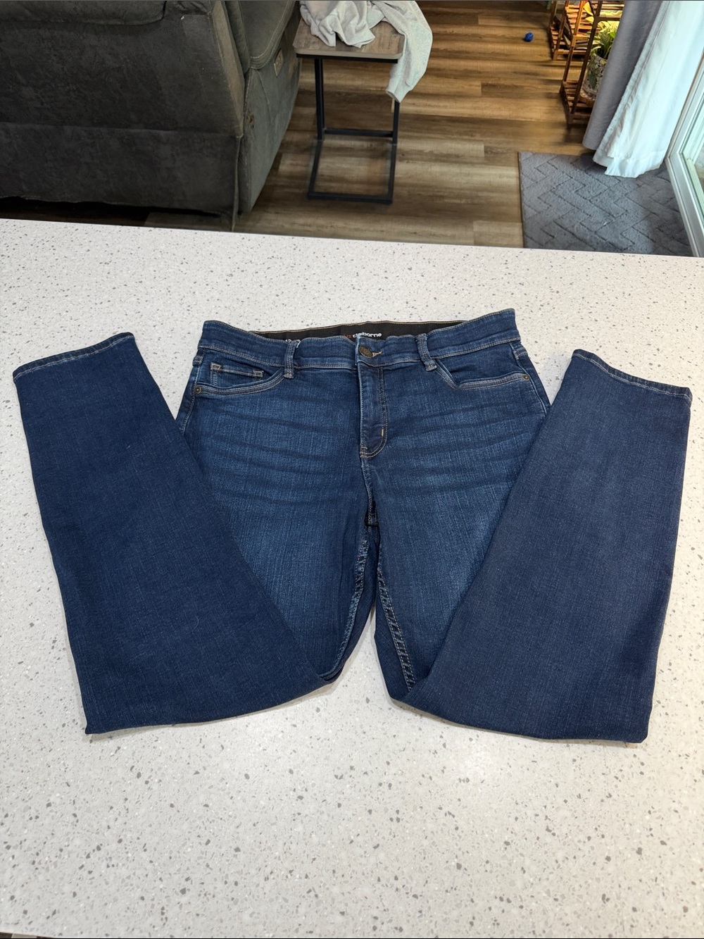 Liz Claiborne Dark Blue Boot Cut Jeans
